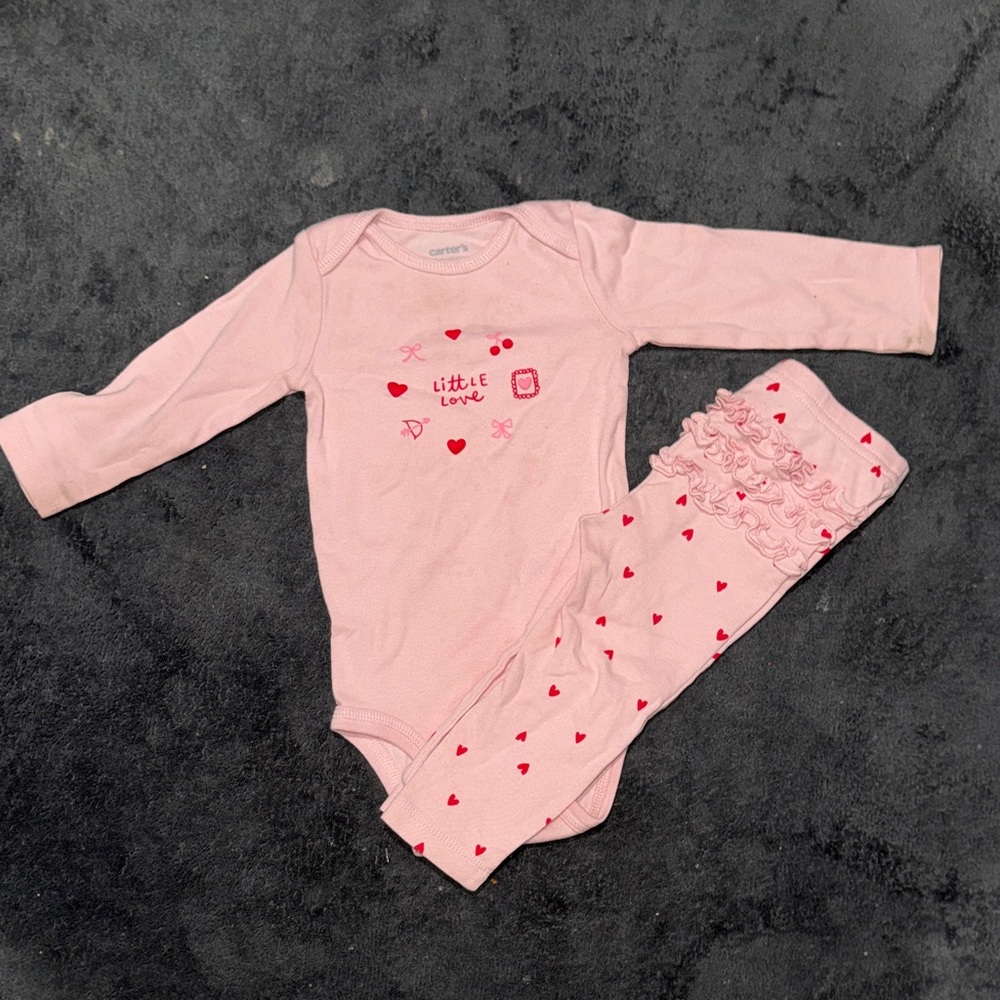 Carter's Pink and Red Kids Matching Set